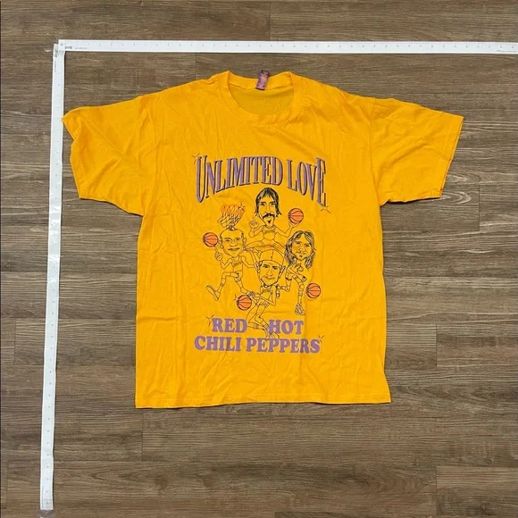 Shirts | Mens Red Hot Chili Peppers X Lakers Graphic Tshirt Szxl 